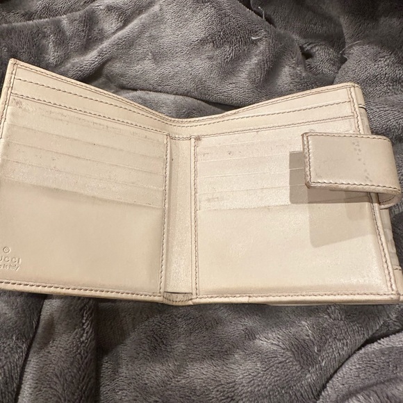 Good used condition Gucci, wallet, off-white - Picture 13 of 14